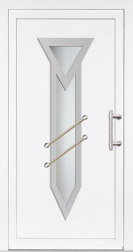 Dekorativni PVC panel za ulazna vrata - Elegant - SV-DRA-MK-2-2-INX-16-D